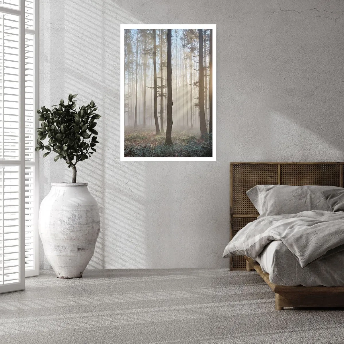Plakát - Mlha se také vzbudila - 70x100 cm