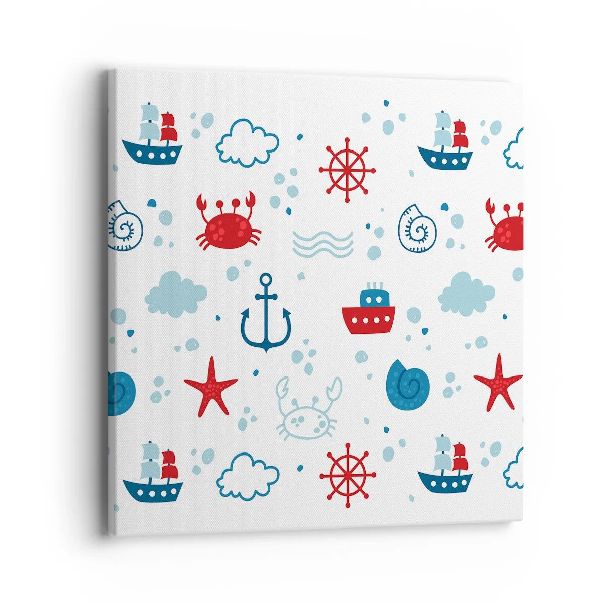 Obraz na plátně - Mořská pohádka - 40x40 cm
