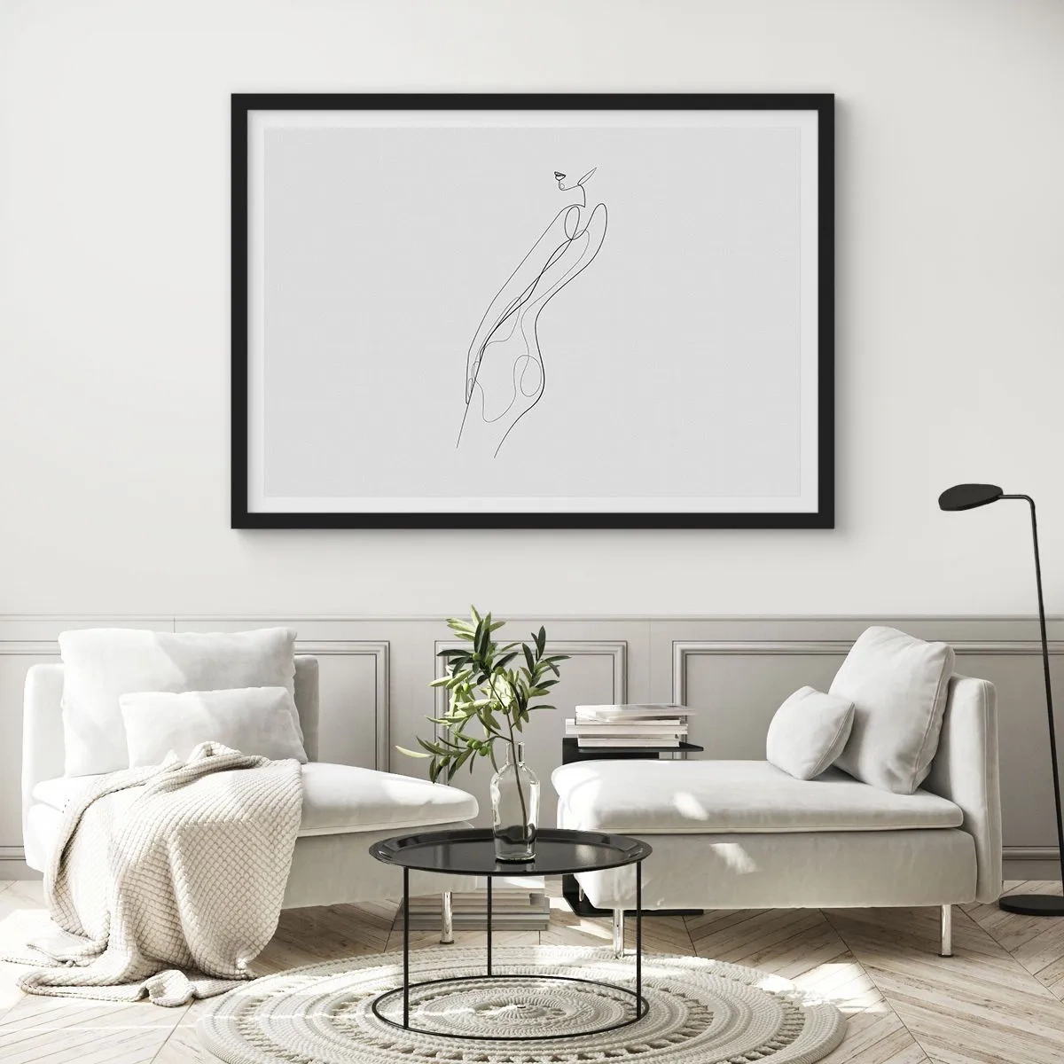 Plakát v černém rámu - Pouze slib - 70x50 cm