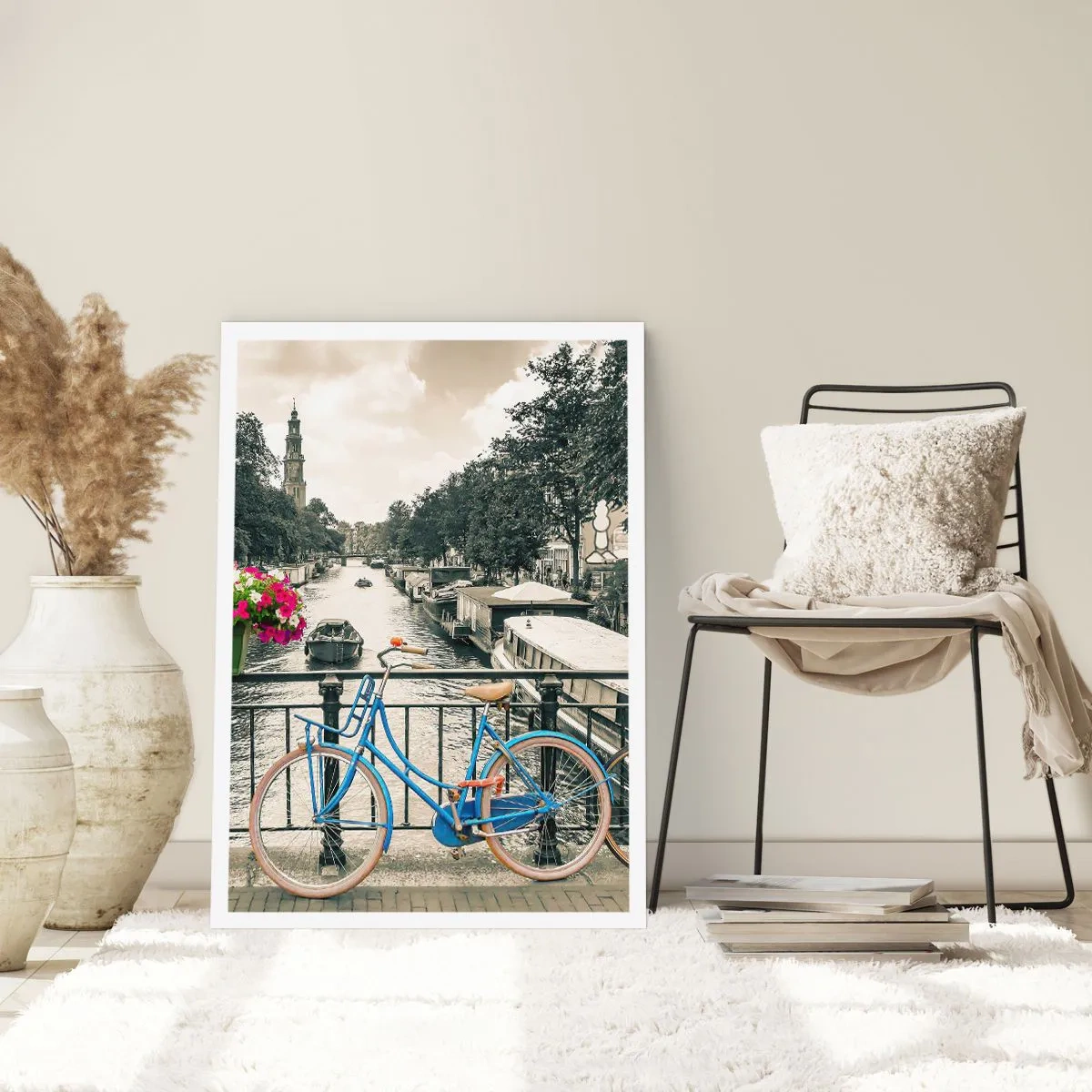 Plakát - Barvy  amsterdamské ulice - 40x50 cm