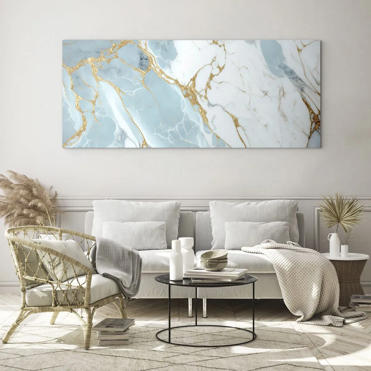 Obraz na skle - Bohatství kamene - 140x50 cm