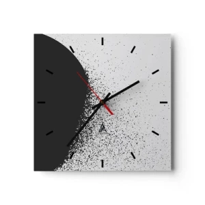 Nástěnné hodiny - Pohyb částic - 30x30 cm