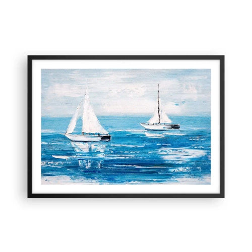 Plakát v černém rámu - S přítelem po boku - 70x50 cm