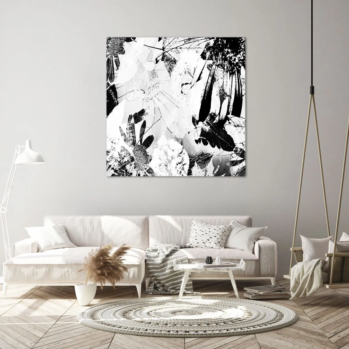 Obraz na plátně - Podzim v negativu - 60x60 cm