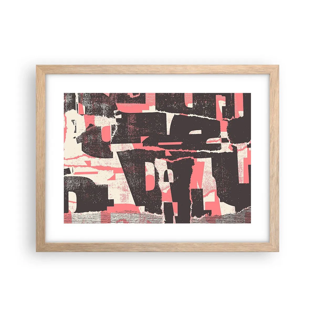 Plakát v rámu světlý dub - Celý tento shon - 40x30 cm