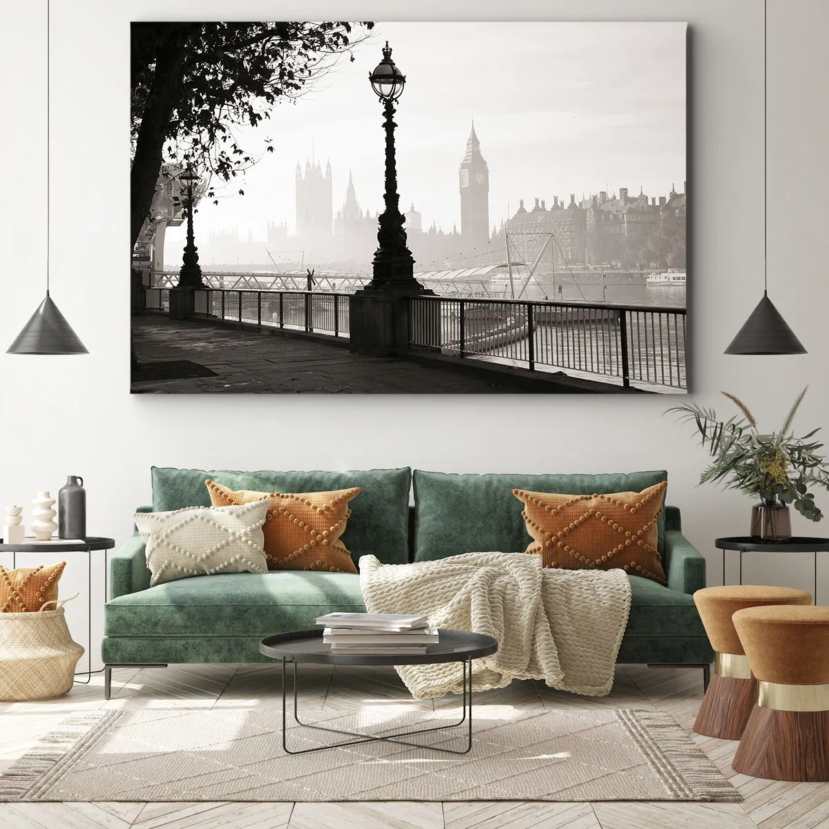 Obraz na plátně - Londýnské ráno - 100x70 cm