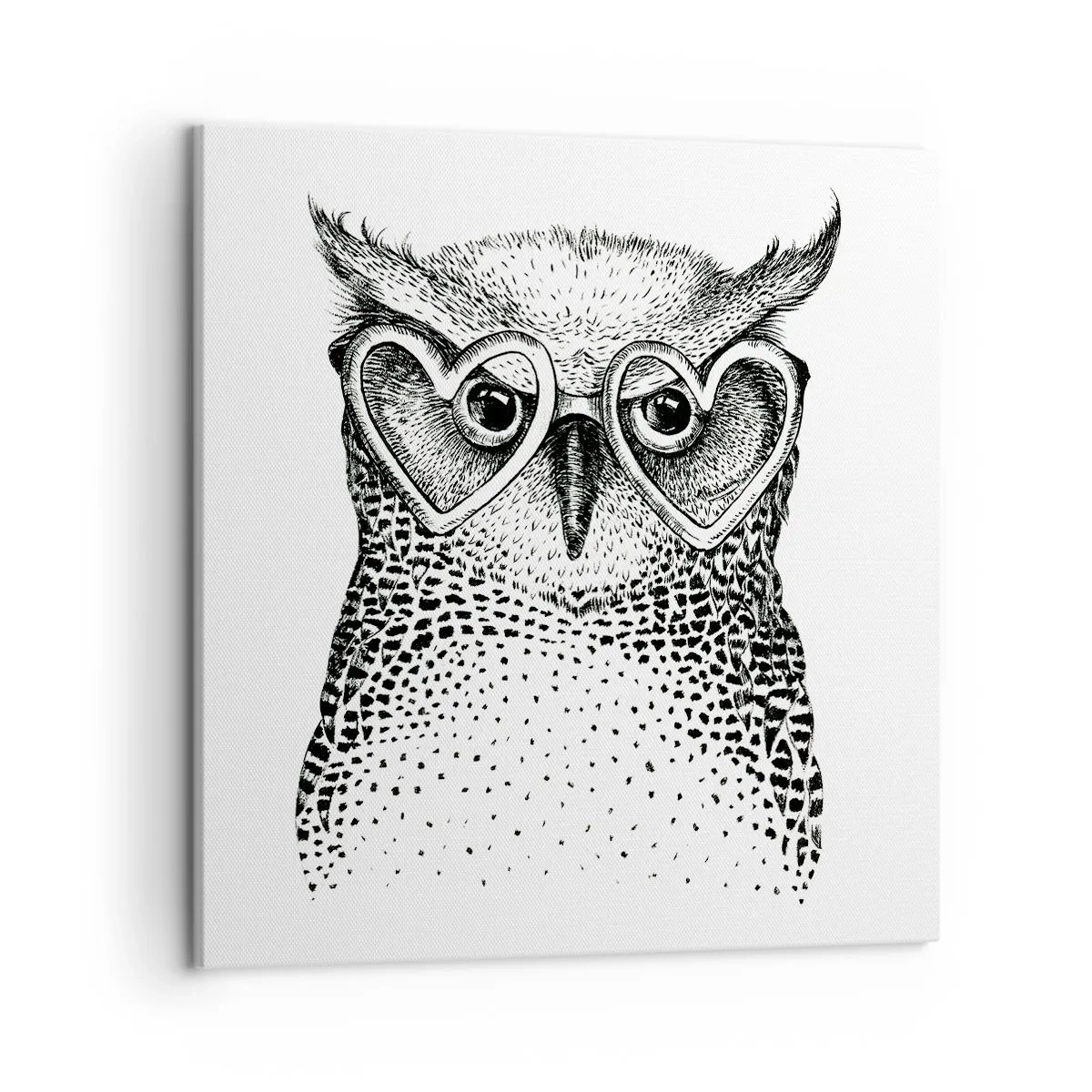 Obraz na plátně - Moudře a s láskou - 50x50 cm