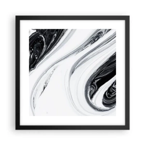 Plakát v černém rámu - Spojení protikladů - 40x40 cm