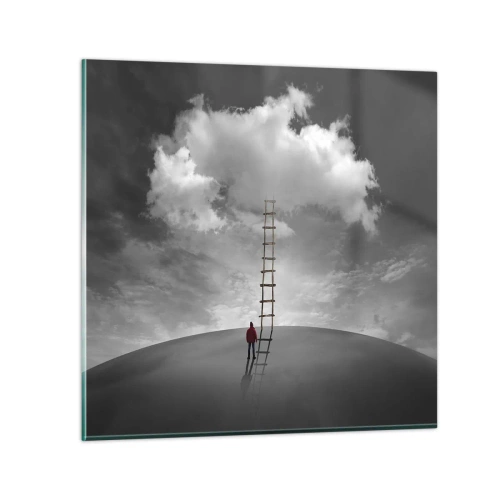 Obraz na skle - Všechno je možné - 60x60 cm