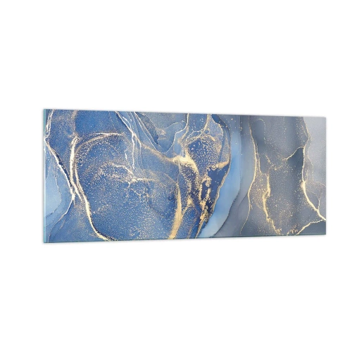 Obraz na skle - Zlatý prach - 100x40 cm