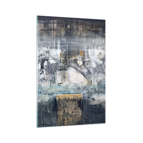 Obraz na skle - Jako na ledě, tak i na hroudě - 70x100 cm
