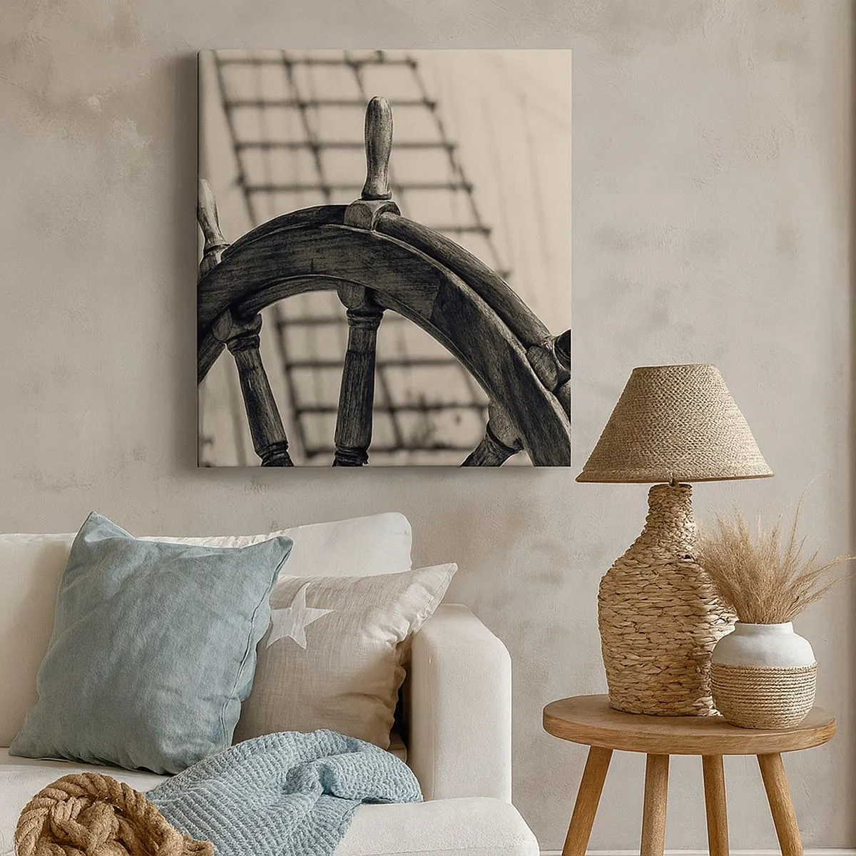 Obraz na plátně - Mořské příběhy - 30x30 cm