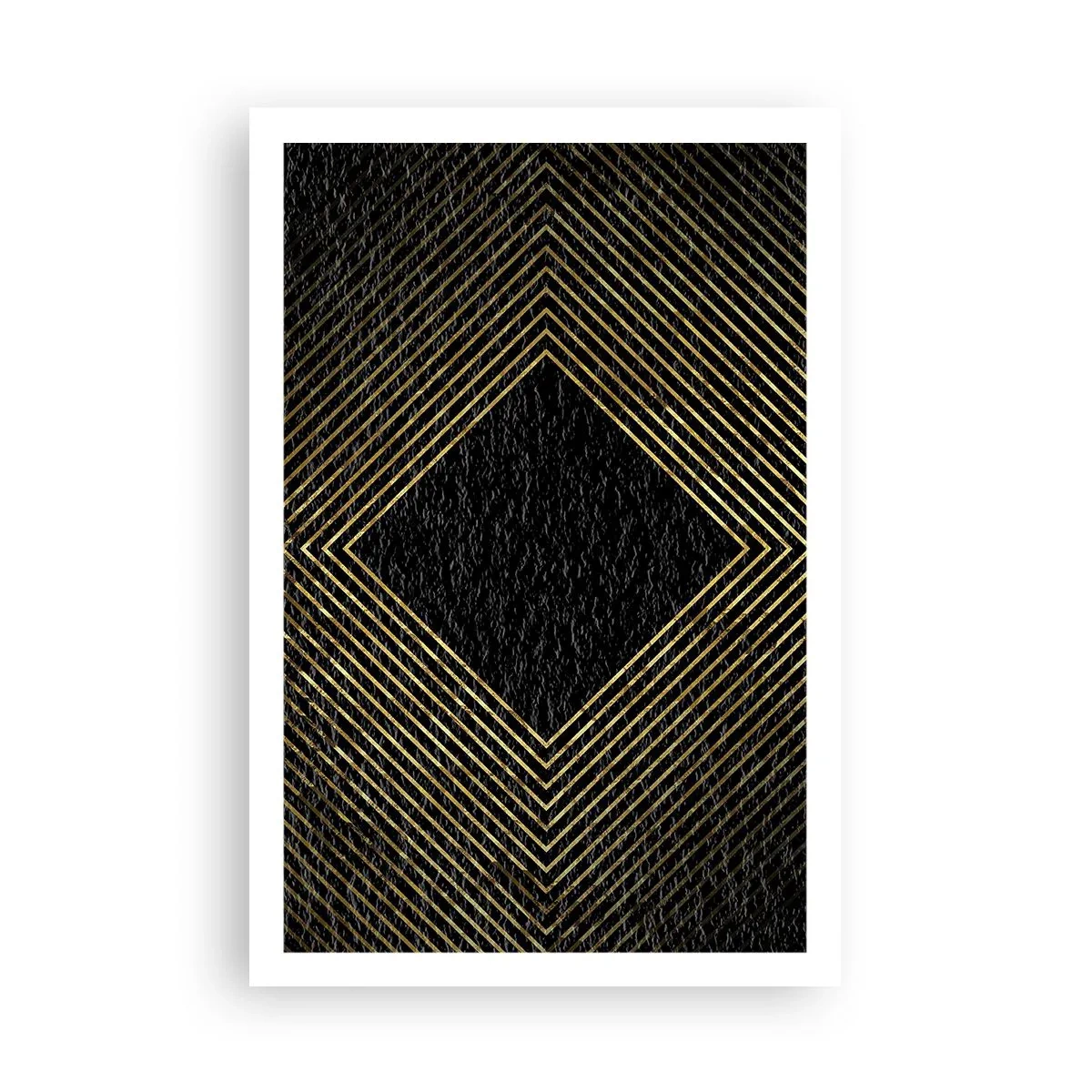 Plakát - Geometrie ve stylu glamour - 61x91 cm