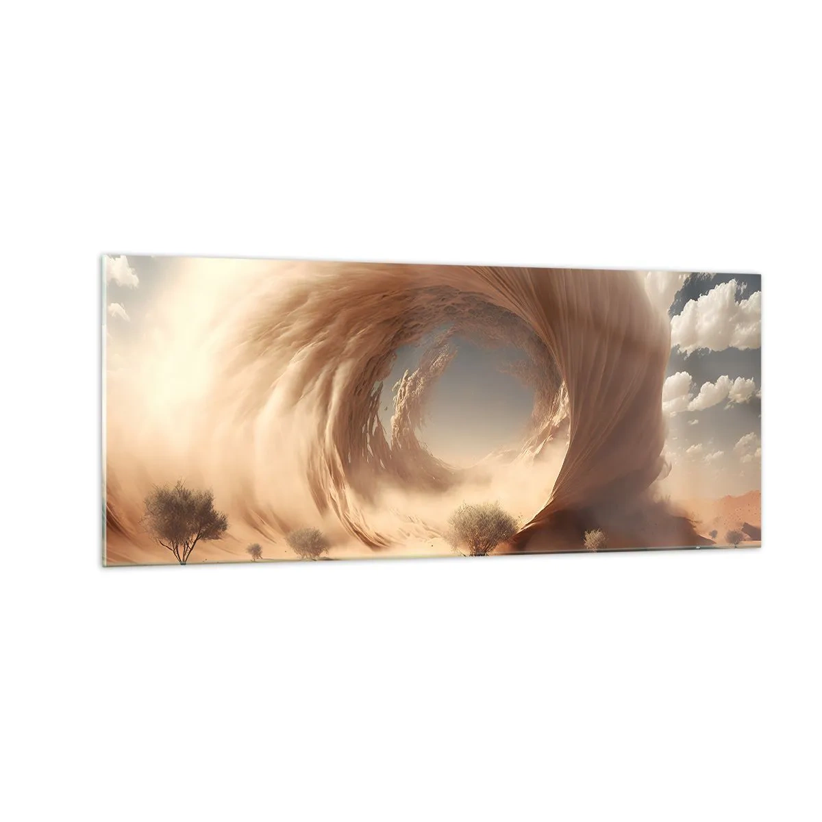 Obraz na skle - Otevřený portál - 100x40 cm