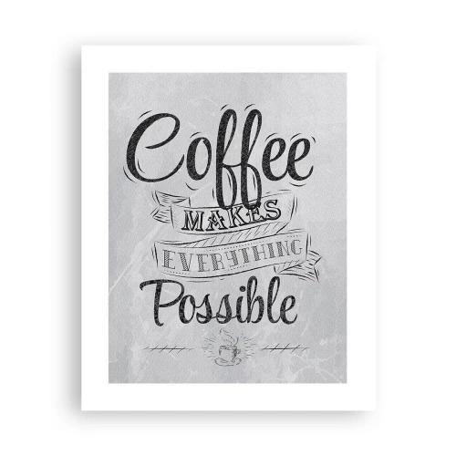Plakát - Proč nemilovat kávu? - 40x50 cm