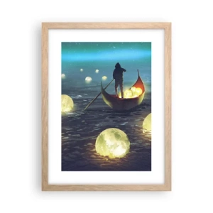 Plakát v rámu světlý dub - Věci, o nichž se filozofům nezdá - 30x40 cm