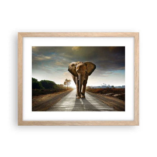 Plakát v rámu světlý dub - A vůbec ne ve skladu porcelánu - 40x30 cm