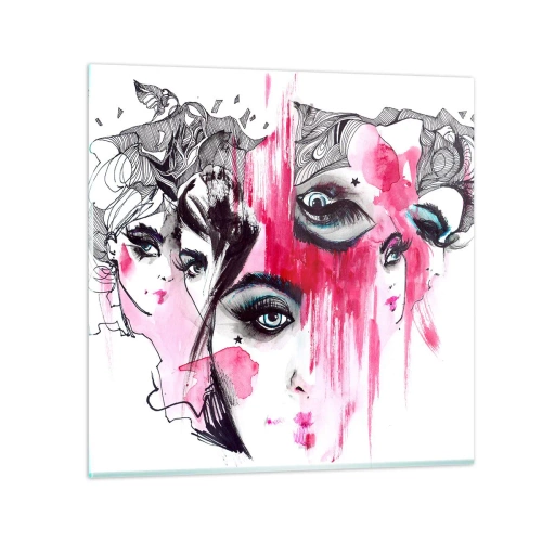 Obraz na skle - , - 40x40 cm