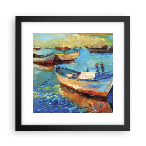 Plakát v černém rámu - V jižním zálivu - 30x30 cm