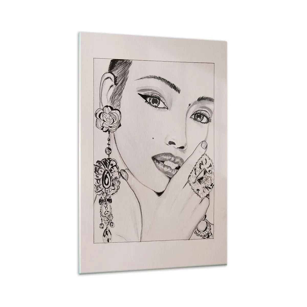 Obraz na skle - Nejkrásnější klenot - 80x120 cm