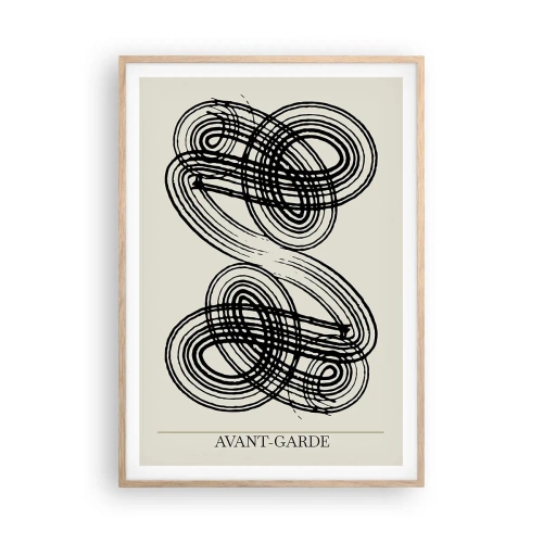 Plakát v rámu světlý dub - Vyšlo to spontánně - 70x100 cm