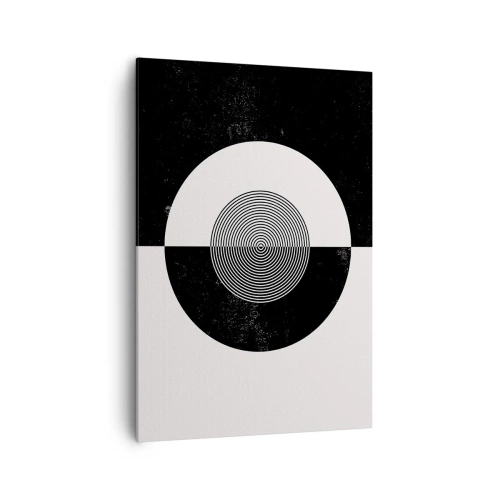 Obraz na plátně - Harmonie v černé a bílé - 70x100 cm