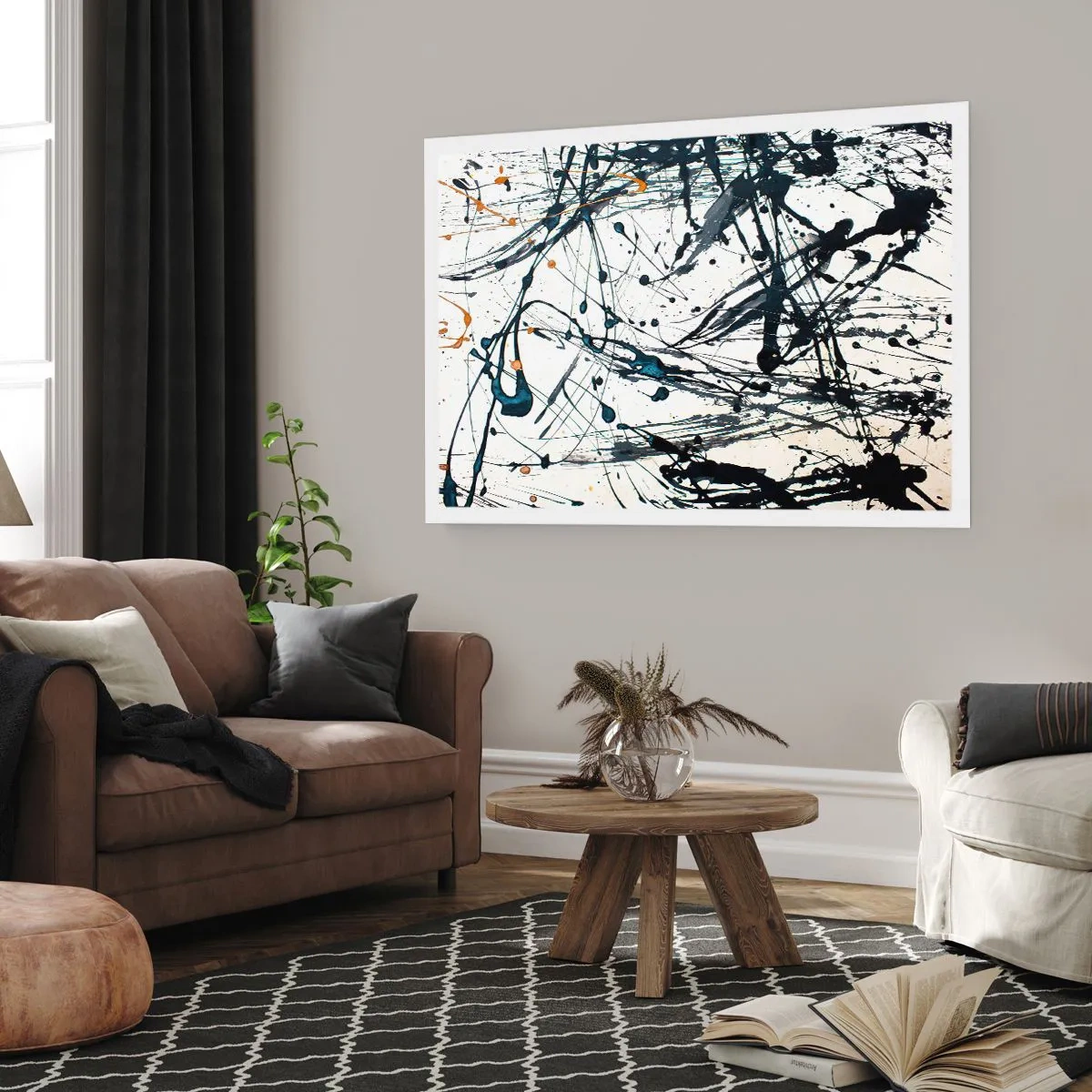 Plakát - Expresionistická abstrakce - 91x61 cm