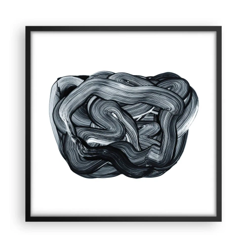 Plakát v černém rámu - Není to tak jednoduché - 50x50 cm