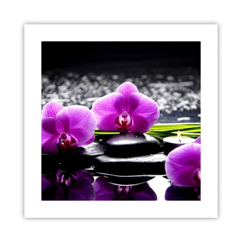 Plakát - Utonout v tichu a klidu - 40x40 cm