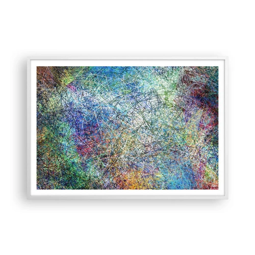 Plakát v bílém rámu - To není tak jednoduché - 100x70 cm