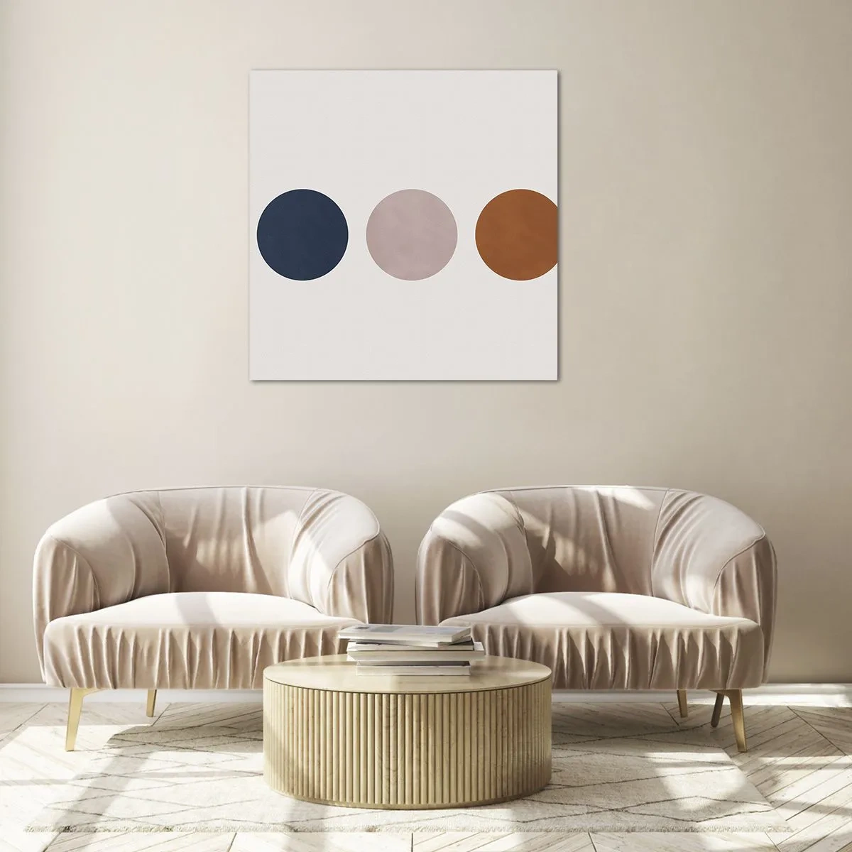 Obraz na skle - Symbol dokonalosti - 70x70 cm