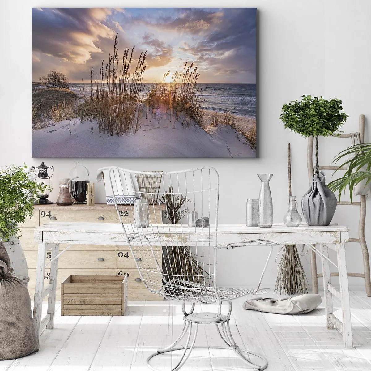 Obraz na plátně - Rozloučení se sluncem a větrem - 70x50 cm