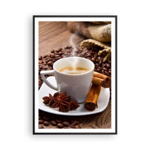 Plakát v černém rámu - Pikantní chuť a aroma - 70x100 cm