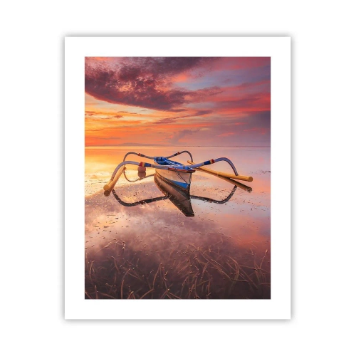 Plakát - Klid tropického večera - 40x50 cm