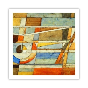 Plakát - Kubismus na stavbě - 60x60 cm