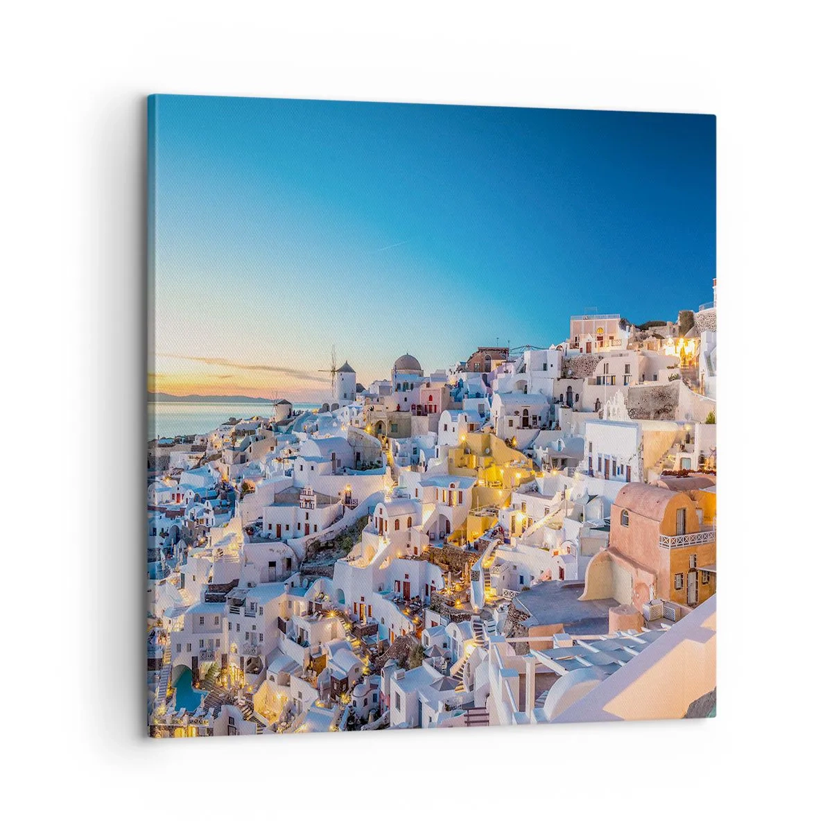 Obraz na plátně - Esence Řecka - 60x60 cm