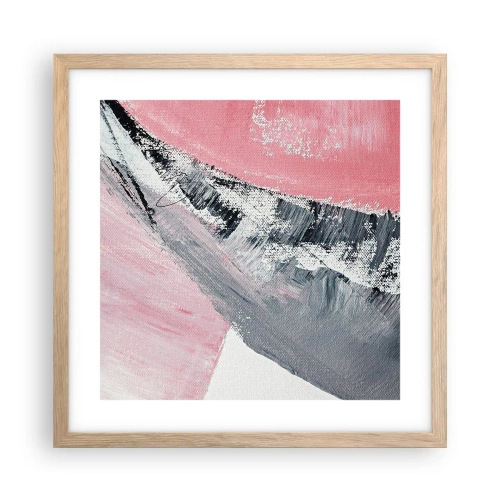 Plakát v rámu světlý dub - Sladěná kompozice - 40x40 cm