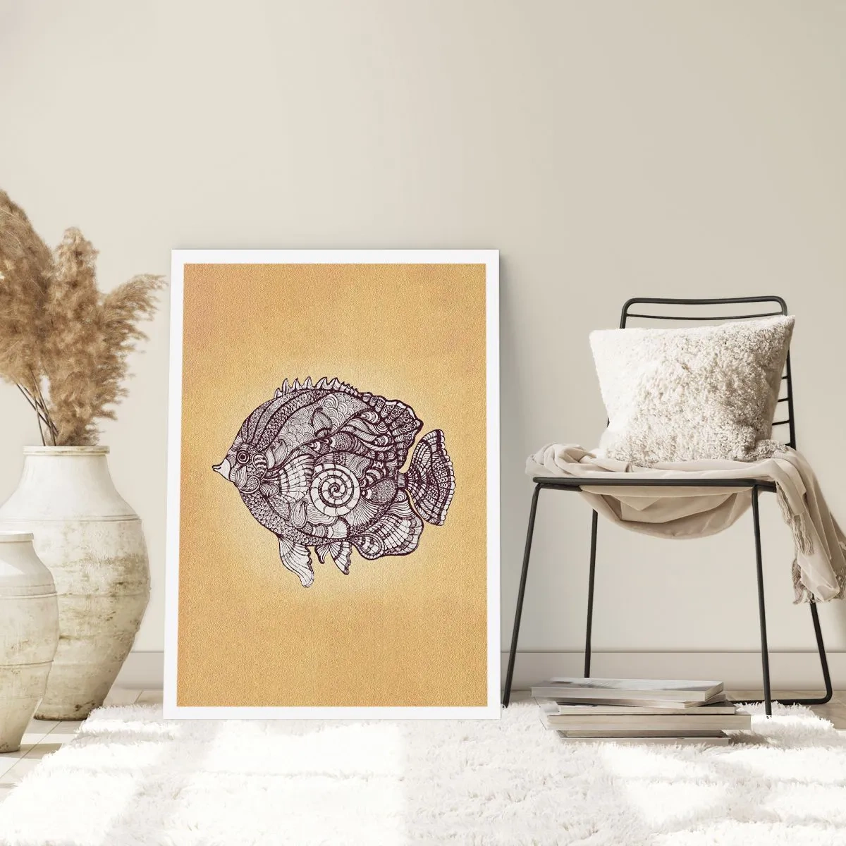 Plakát - Z oceánu ornamentů - 70x100 cm