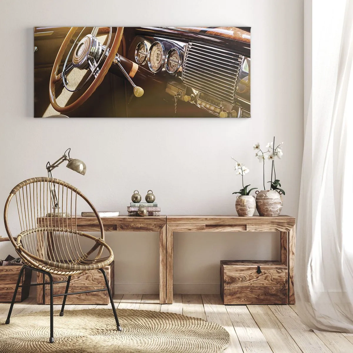 Obraz na plátně - Závan luxusu z minulosti - 160x50 cm