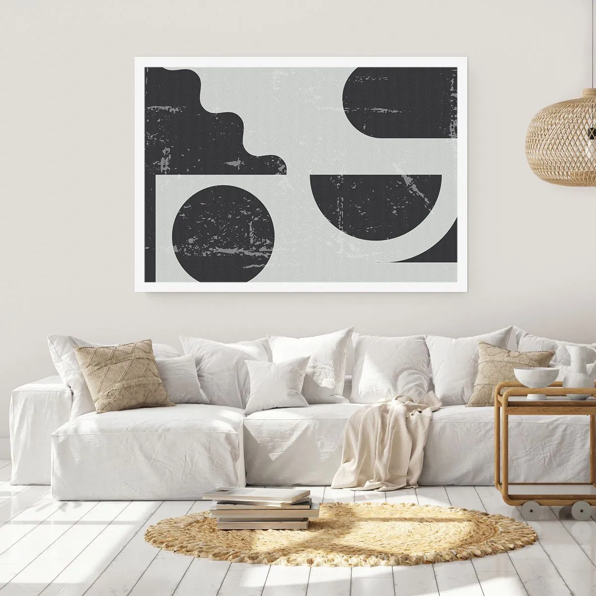 Plakát - Kompozice nad a pod - 70x50 cm