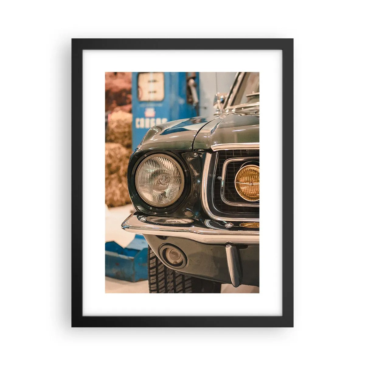 Plakát v černém rámu - Setkání s legendou - 30x40 cm