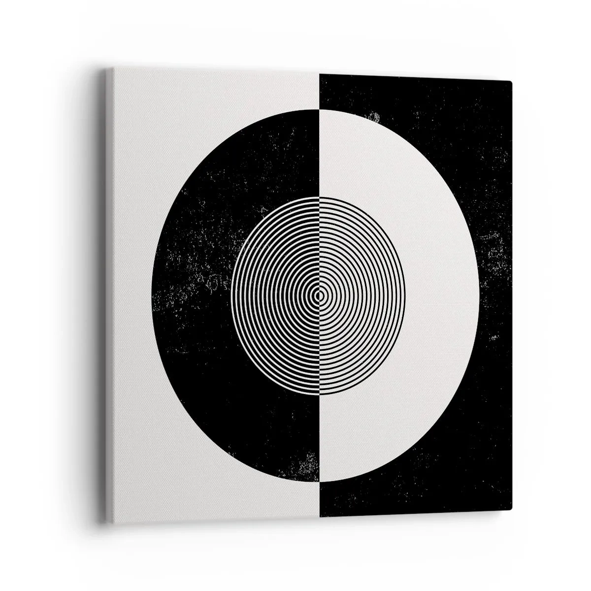 Obraz na plátně - Harmonie v černé a bílé - 40x40 cm