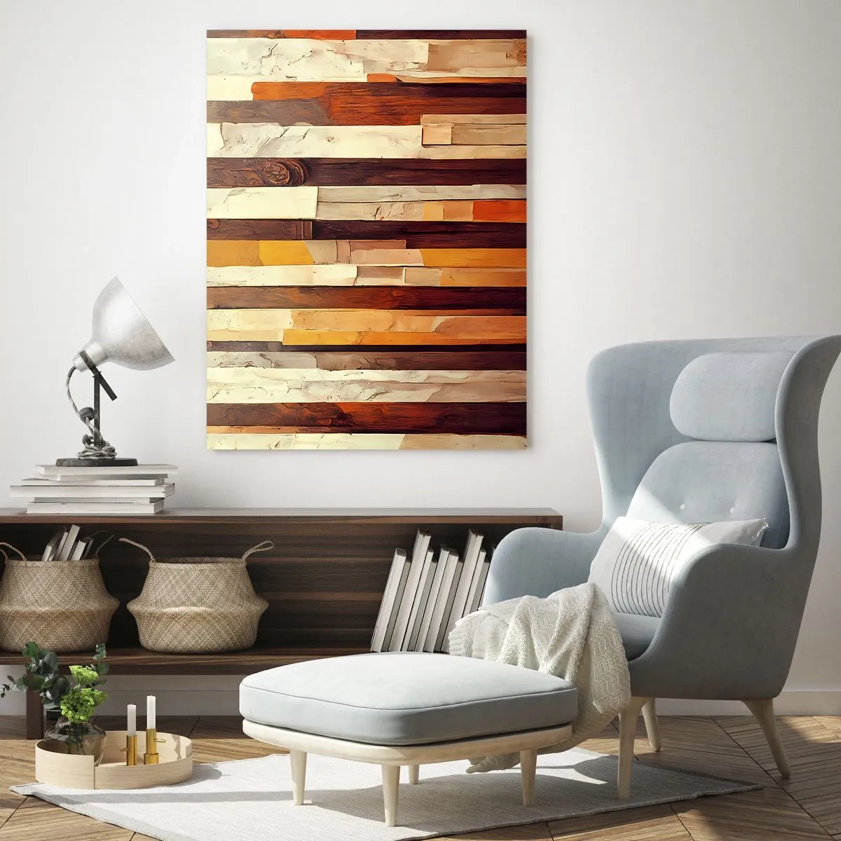 Obraz na skle - Hymna lesních stromů - 50x70 cm