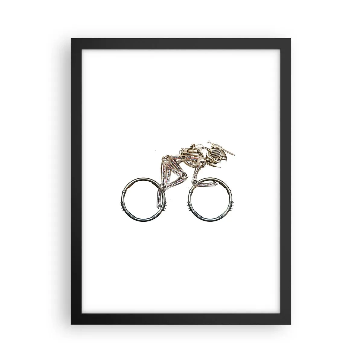 Plakát v černém rámu - Úžasný stroj - 30x40 cm