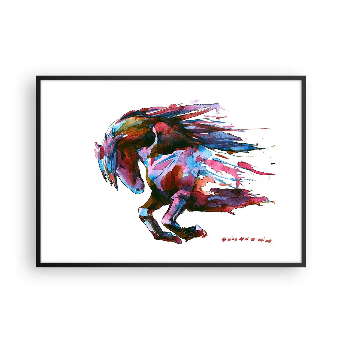 Plakát v černém rámu - U vytržení - 100x70 cm