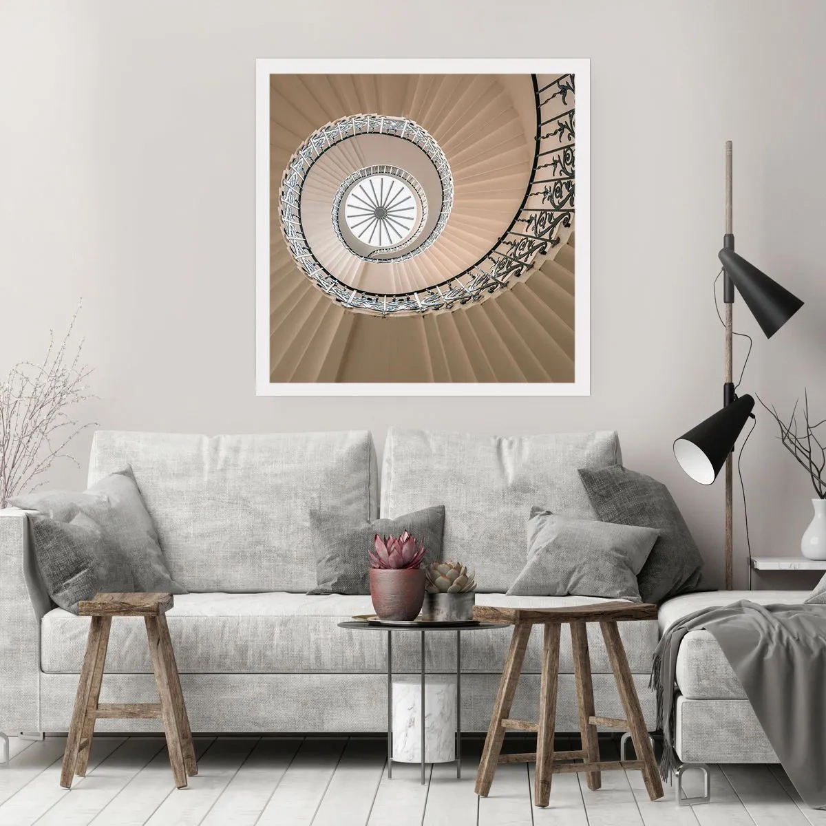 Plakát - Uvnitř mušle - 50x50 cm