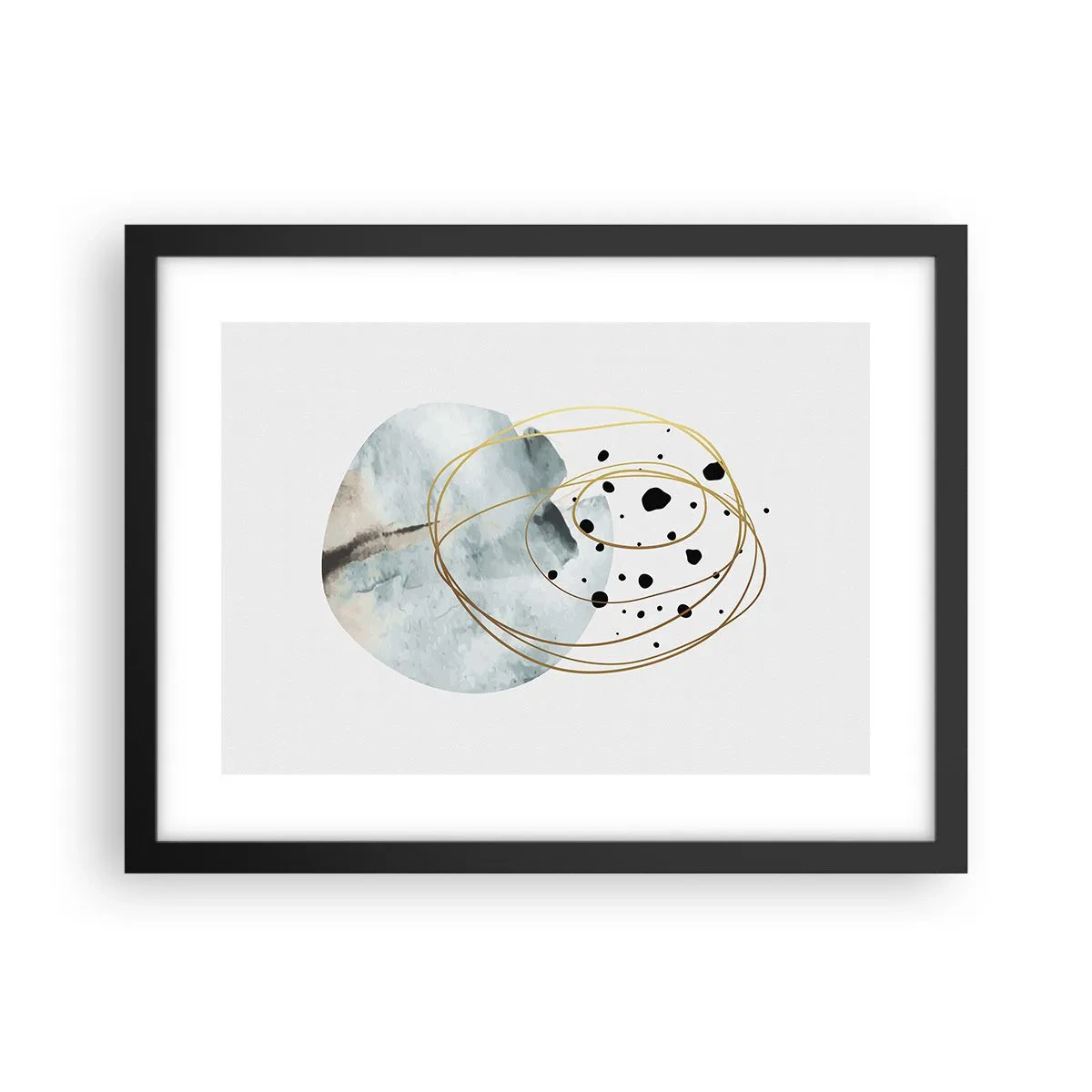 Plakát v černém rámu - V objetí prostoru - 40x30 cm