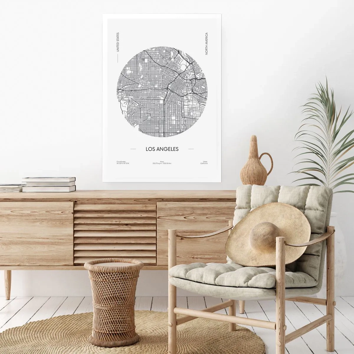 Plakát - Anatomie Los Angeles - 70x100 cm