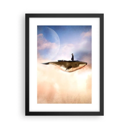 Plakát v černém rámu - Surrealistická cesta - 30x40 cm