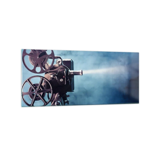 Obraz na skle - Ve starém kině - 120x50 cm